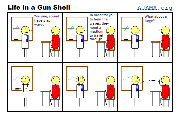 Sound waves require a medium